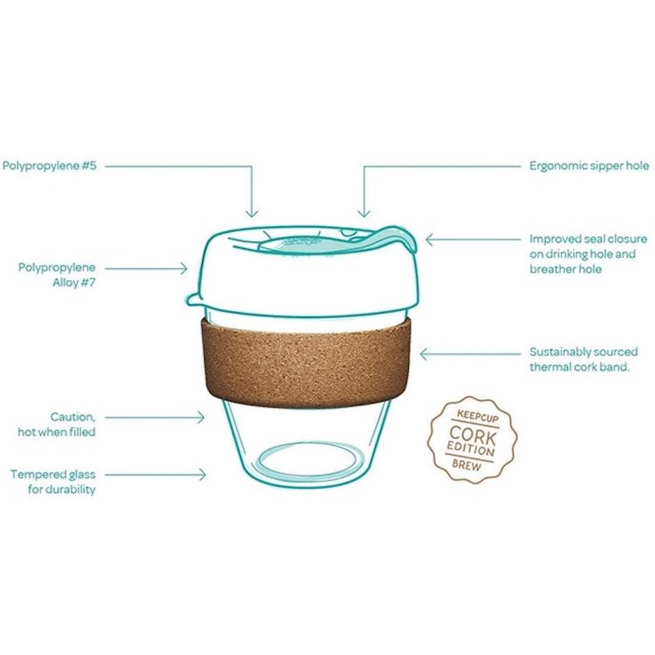 KeepCup 8 oz Reusable Coffee Cup Image 2