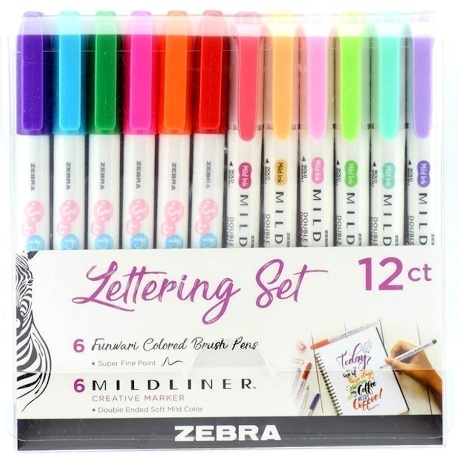 Zebra Pen Lettering Set Image 1