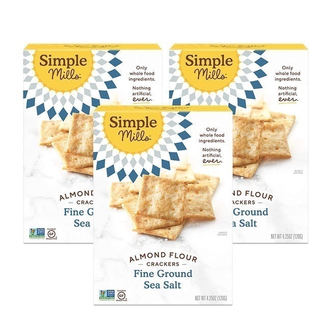 Simple Mills Fine Sea Salt Almond Flour Crackers 1