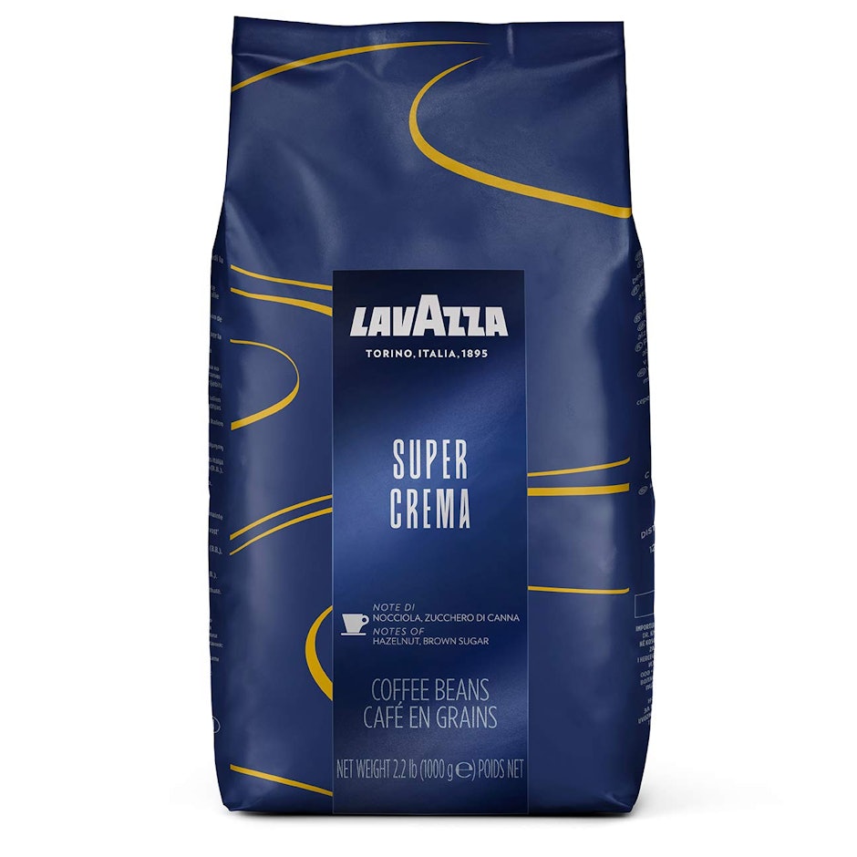 Lavazza Super Whole Bean Coffee Blend Image 1
