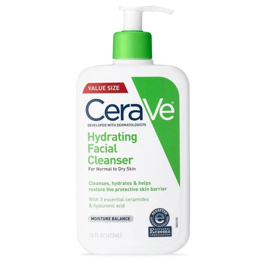 CeraVe Hydrating Facial Cleanser For Normal to Dry Skin Image 1