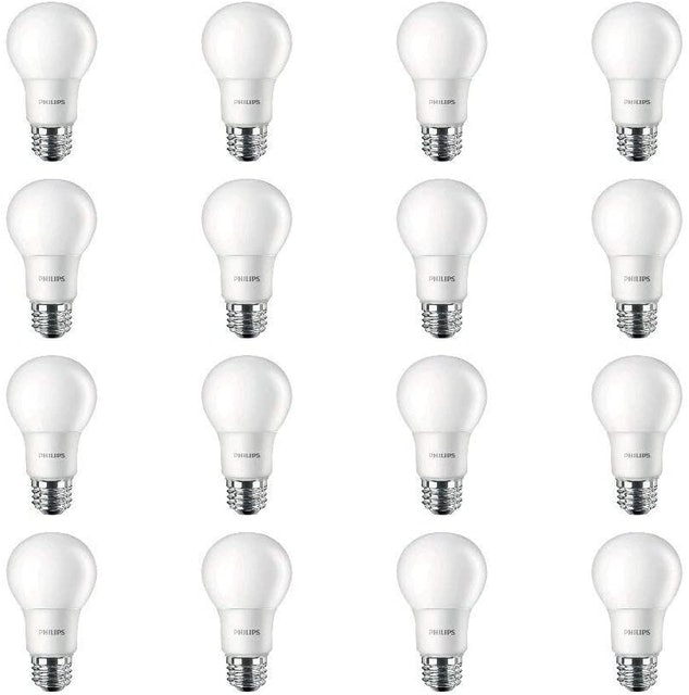 Philips LED Non-Dimmable A19 Frosted Light Bulbs 1