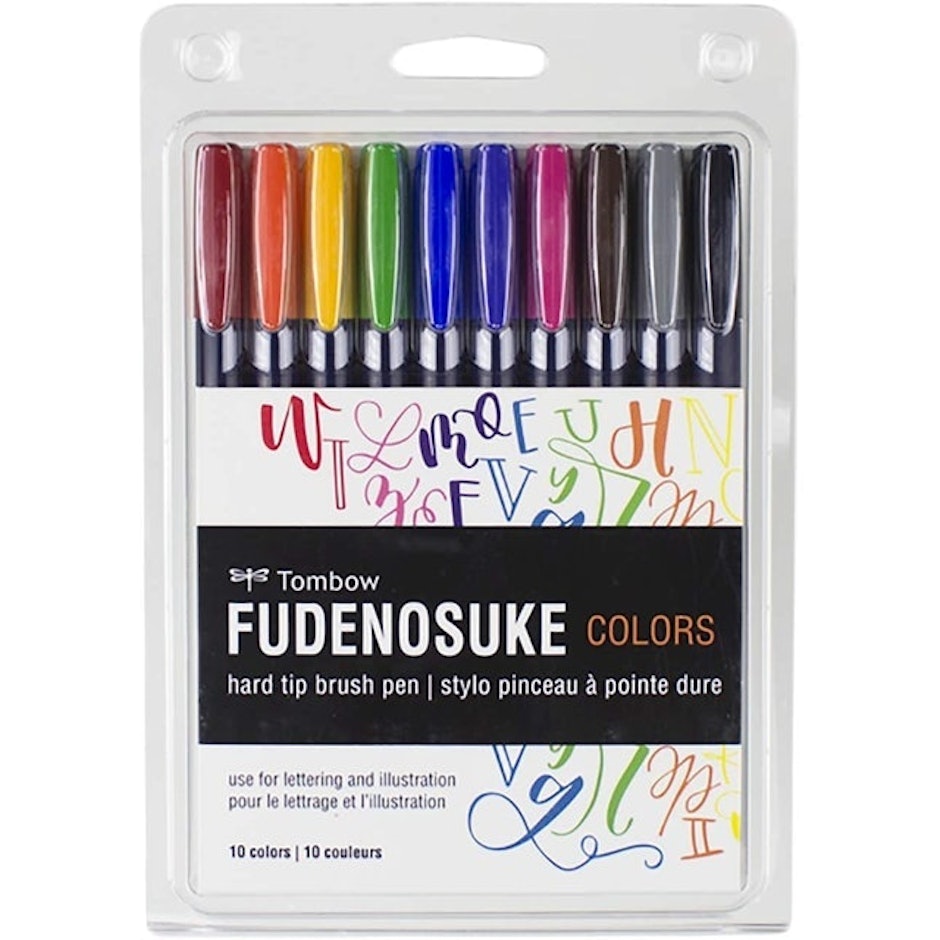 Tombow Fudenosuke Colors Brush Pens Image 1