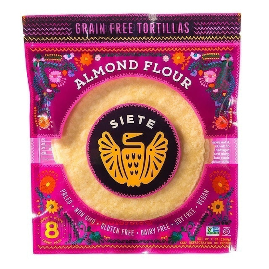 Siete Almond Flour Grain Free Tortillas Image 1