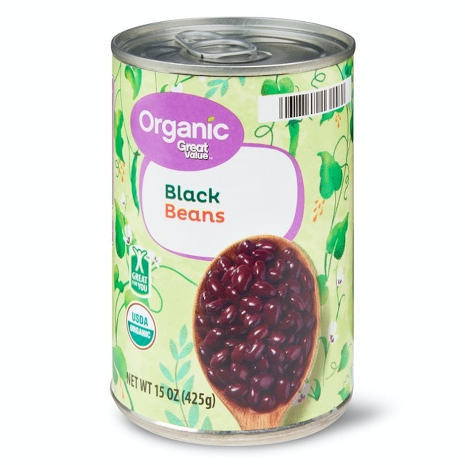 Great Value Organic Black Beans Image 1