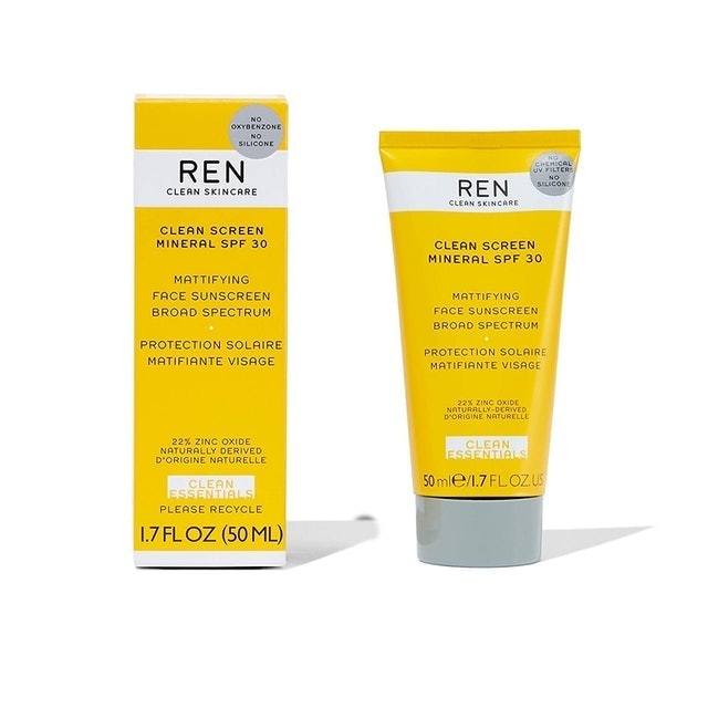 REN Clean Skincare Clean Screen Mineral SPF 30 Mattifying Face Sunscreen 1
