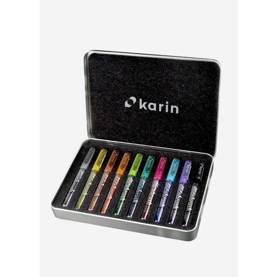 Karin Deco Brush Markers Metallic Image 1