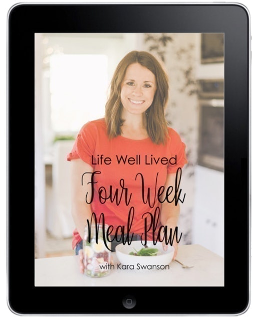 Life Well Lived 4-Week Meal Plan 1