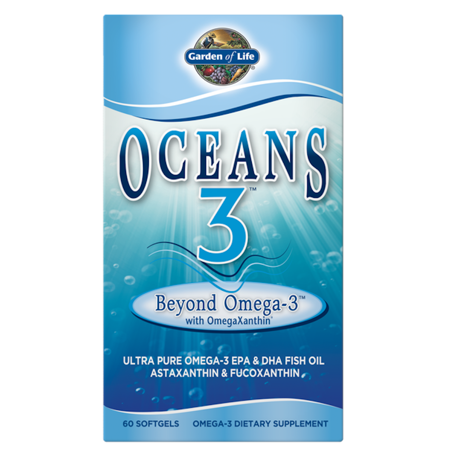 Garden of Life Oceans 3 Beyond Omega-3 with OmegaXanthin Image 1