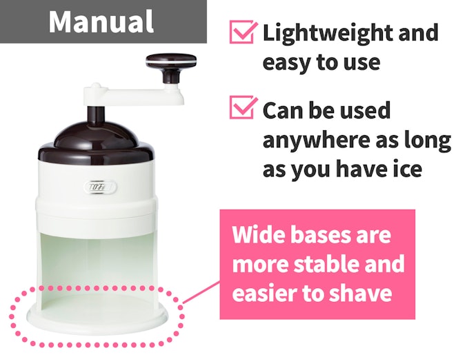 Manual: Portable, and Fun To Shave Your Own Ice By Hand!