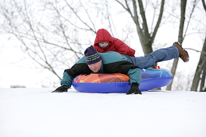 Vinyl May be an Option With Inflatable Sleds