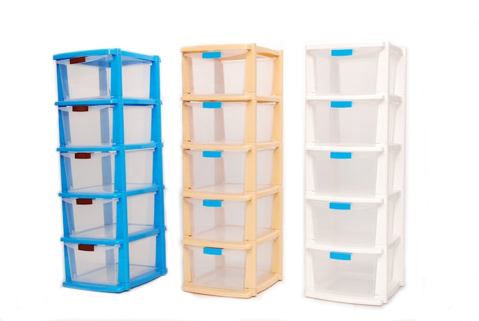 For Tall Spaces, Try Stackable Products with Front Lids
