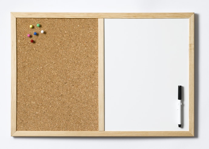 Go For a Dry Erase Calendar and Corkboard Duo
