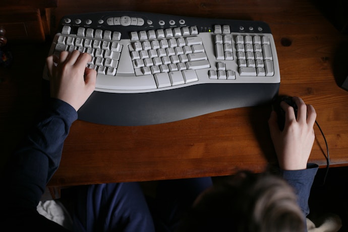 A Split Keyboard Offers More Room
