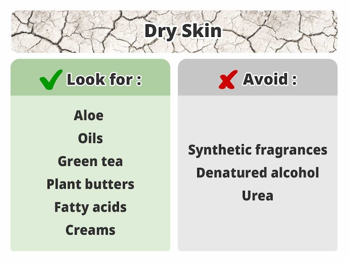 Creams and Oils Are Great for Dry Skin