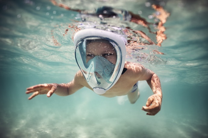 Full-Face Snorkeling Mask for Surface Snorkeling