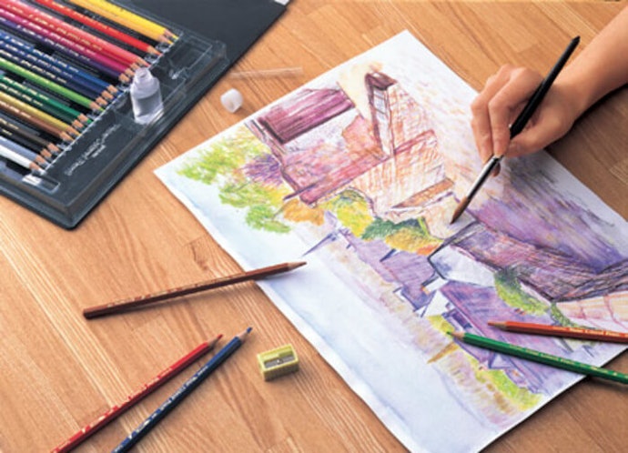 Watercolor Pencils Look and Blend Just Like Paint