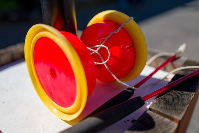 Try a Plastic Diabolo for Longer Spin-Time