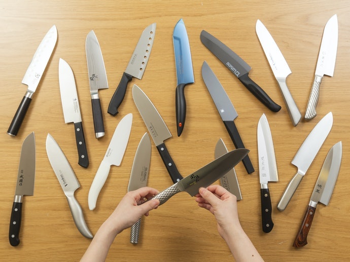How We Tested the Santoku Knives