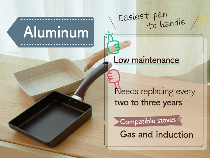 Aluminum Is Easy to Use, but Needs Replacing Every Two to Three Years