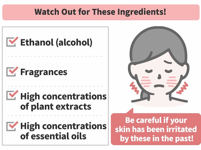④ Check for Irritating Ingredients