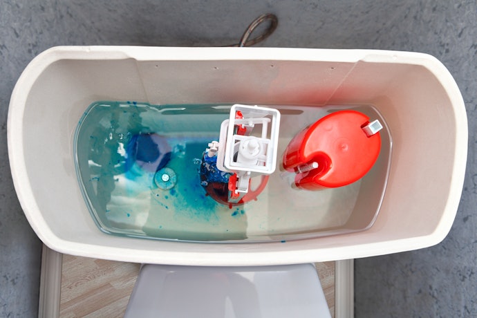 An In-Tank Cleaner Cleans from the Cistern 