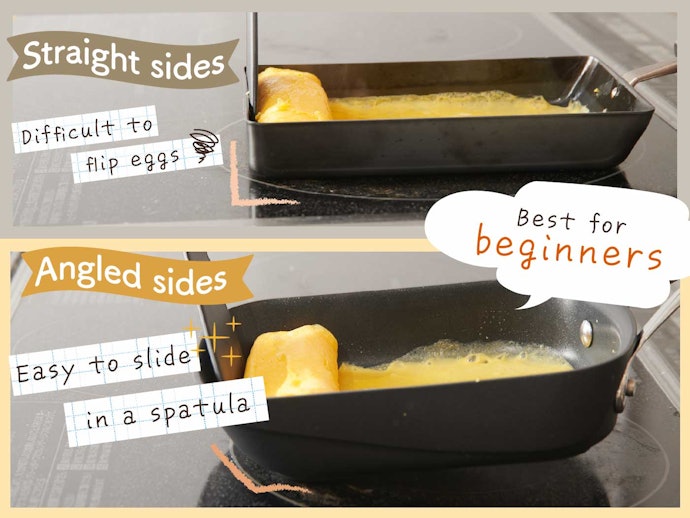 Angled Sides Let You Slide a Spatula in for Perfect Turning