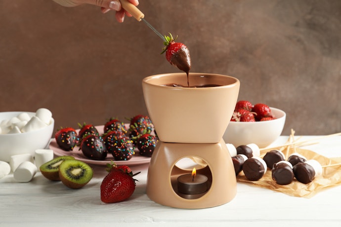 Open Flame Is Suitable for Chocolate Fondue