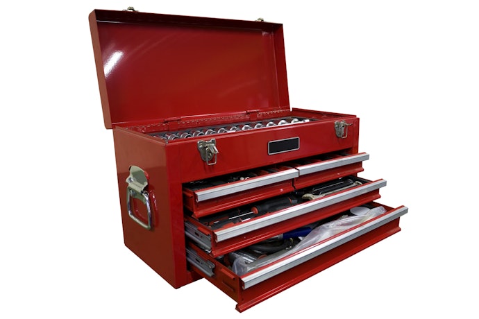 A Stationary Tool Chest is the Furniture of a Garage or Workspace