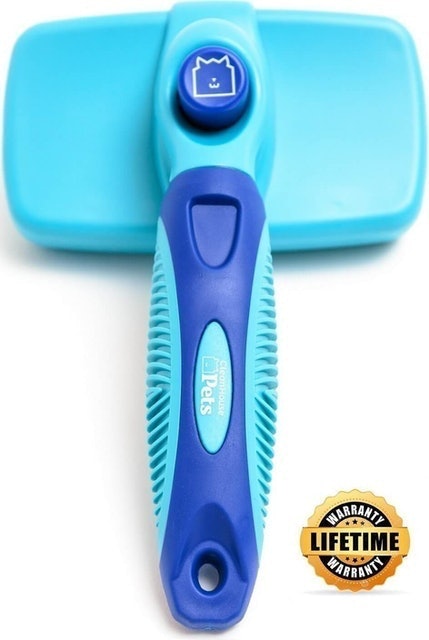 CleanHouse Pets Self-Cleaning Slicker Brush 1