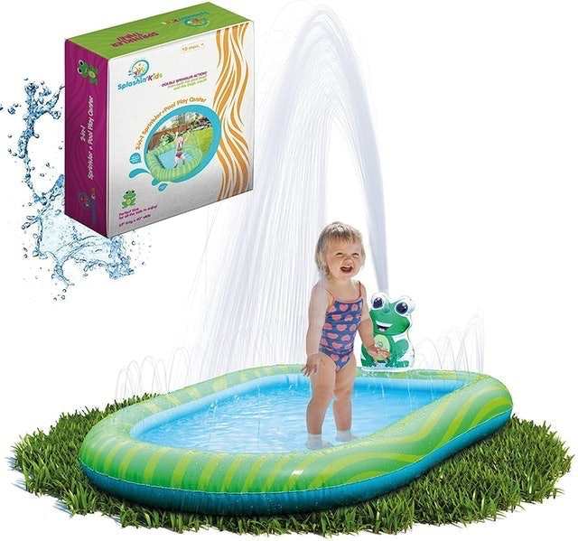 Splashin'kids 3 in 1 Inflatable Sprinkler Pool 1