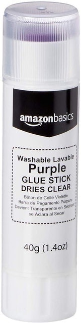 Amazon Basics Purple Glue Stick 1