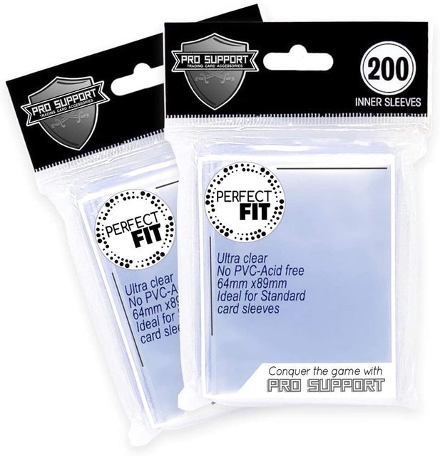 Pro Support Trading Card Accessories Perfect Fit Ultra Clear 1