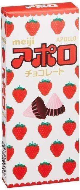 Meiji Apollo Strawberry Chocolate 1