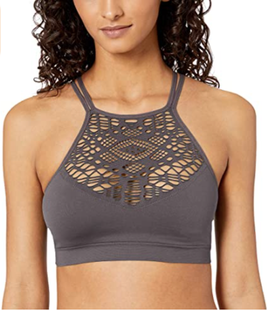 Mae Women's High-Neck Bralette with Cutouts 1