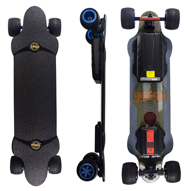 TeamGee Electric Skateboard With Rubber Wheels 1