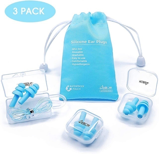 ANBOW Reusable Silicone Earplugs 1