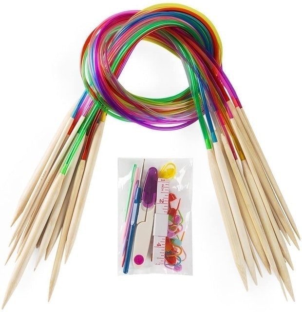 Vancens Bamboo Circular Knitting Needles Set 1