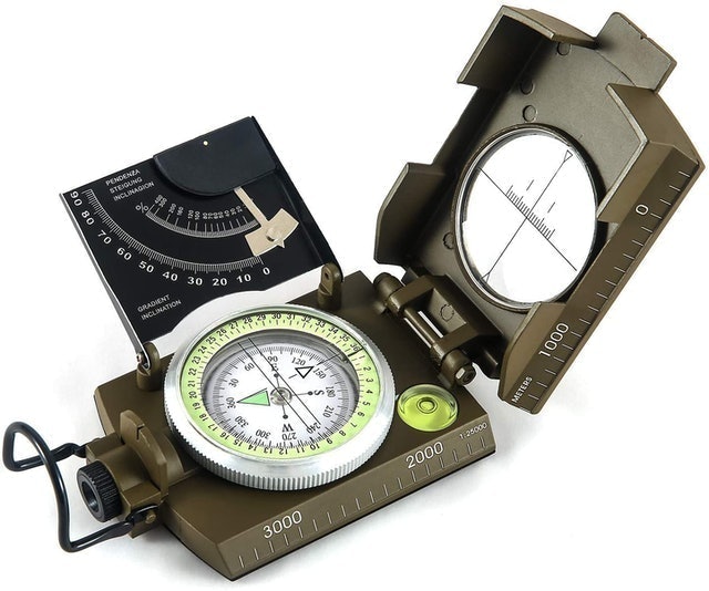 Eyeskey Multifunctional Military Metal Sighting Navigation Compass 1
