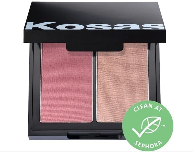 Kosas Color & Light: Pressed Powder Blush & Highlighter Duo 1
