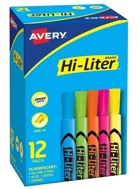 Avery Hi-Liter 1