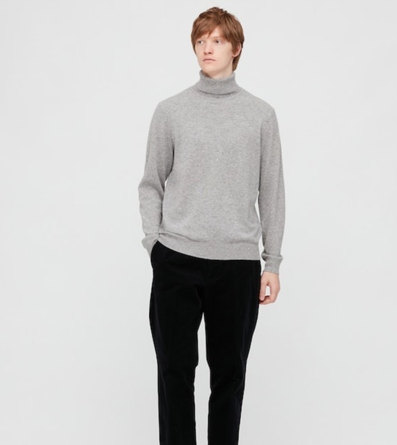 lands end cashmere sweater mens