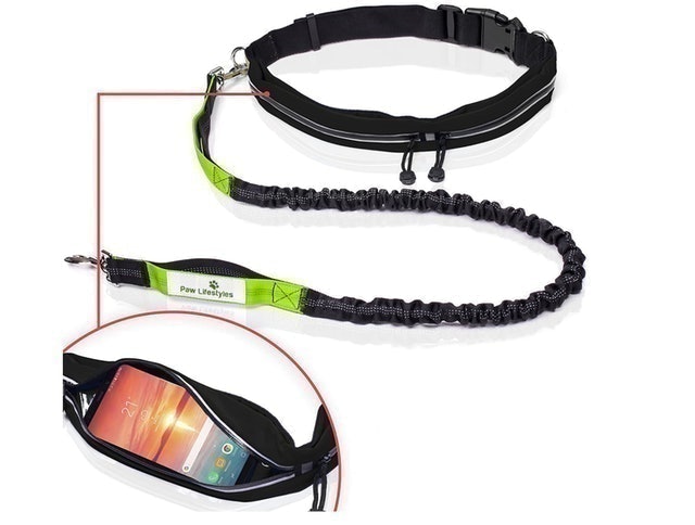 Paw Lifestyles Hands-Free Leash with Smartphone Storage 1