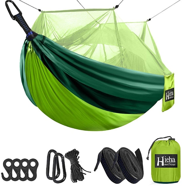 Hieha Camping Hammock with Mosquito Net 1