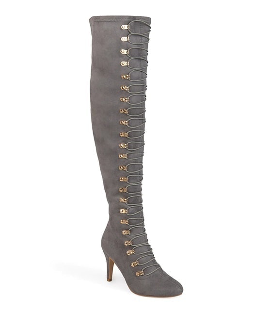 Journee Collection Trill Wide Calf Thigh High Boot 1