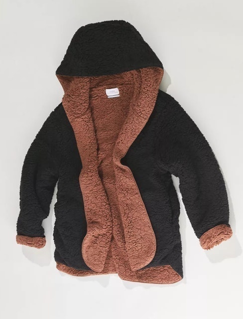 Urban Outfitters Carmella Reversible Hooded Teddy Jacket 1