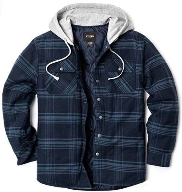 CQR Hooded Quilted Flannel Jacket 1