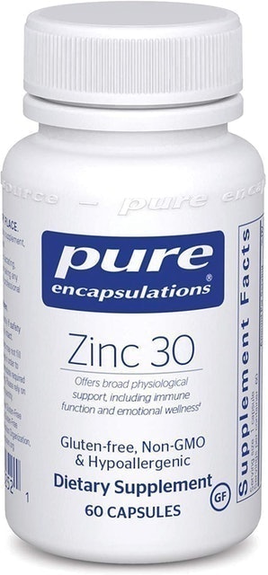 Pure Encapsulations Zinc 30 Dietary Supplement 1