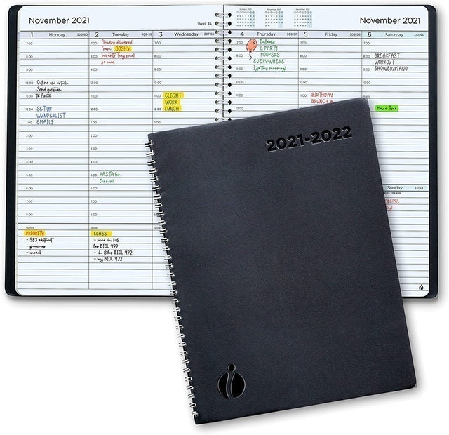 Inamio Hourly 2021-2022 Planner 1