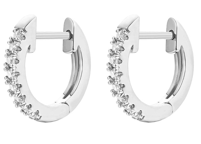 Pavoi 14K Gold-Plated Cubic Zirconia Cuff Earrings 1